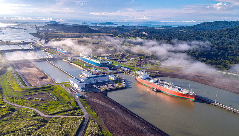 El efecto dominó del clima y el comercio - El Faro - Canal de Panamá