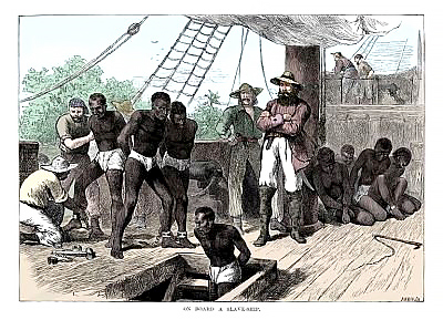 Dibujo de negros esclavos