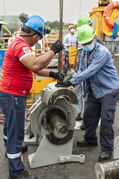 Vertedero de Miraflores - Mantenimiento secuencial - El Faro - Canal de Panamá