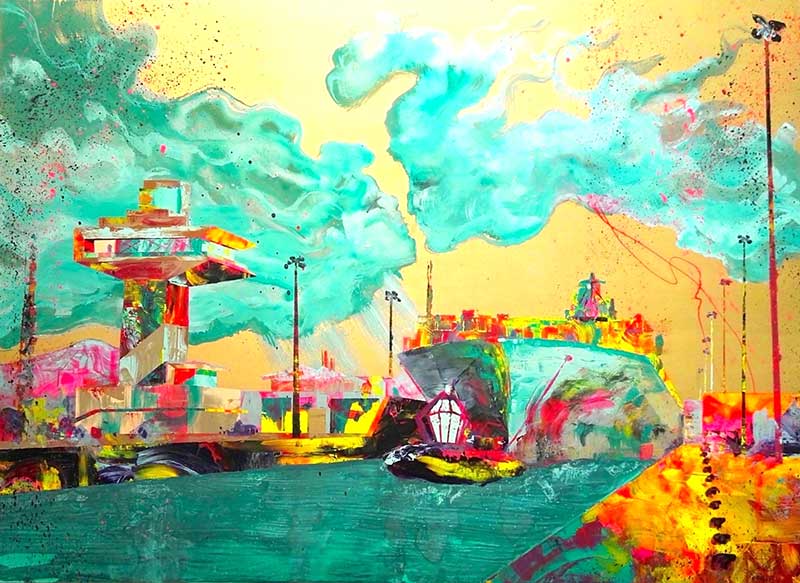 "By the way", obra de arte de Gabriel Wong
