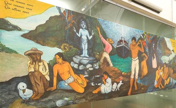 The Alliance Française recently exhibited an exhibition of replicas of Gauguin's works made for the film "Gauguin and the Canal". La Alianza Francesa exhibió recientemente una muestra de réplicas de las obras de Gauguin hechas para la película "Gauguin y el Canal".